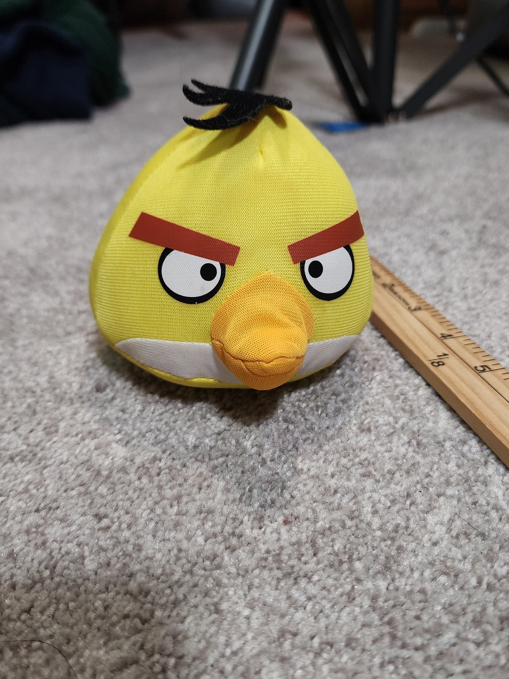 Rare Angry Birds Plush 5" Chuck 2009 Rovio Tatic Tag